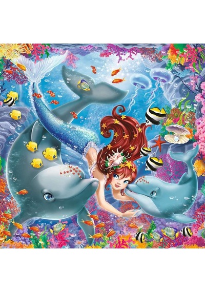 Ravensburger 3x49 Parça Puzzle Walt Disney Mermaid 080632