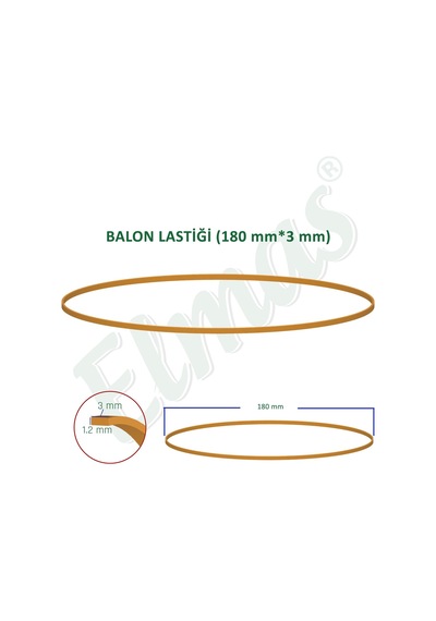 180 X 3 Mm Elmas Ambalaj Lastiği 5 Paket X 1000 Gram
