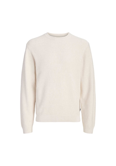 Jack & Jones Jprblaconnor Knıt Crew Neck Bej