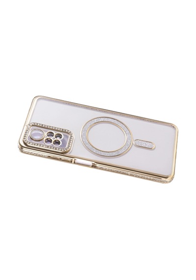 Xiaomi Redmi Note 12 Pro 4g Joke Simli Magneticsafe Kılıf Gold
