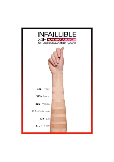 L'Oreal Paris Infaillible More Than Concealer Kapatıcı 327 Cashmere