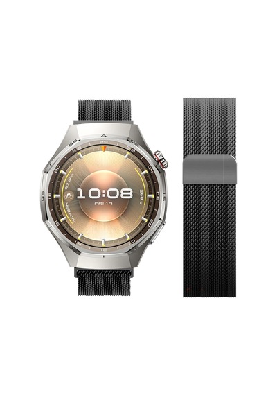 Huawei Watch Gt6 Pro 46mm Uyumlu Manyetik Milanese Loop Metal Kordon