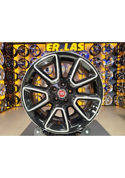 4 Adet Fiat  6 16 5 98 Et36.5 58.1 Black Mack Jant Revize Edilmiş Takım