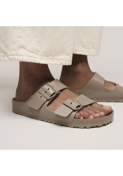 Birkenstock Bırkenstock Arızona Eva Suya Dayanıklı Sütlü Kahve Çift Bantlı Erkek Terlik 1030447 1030447 Skah Sütlü Kahve