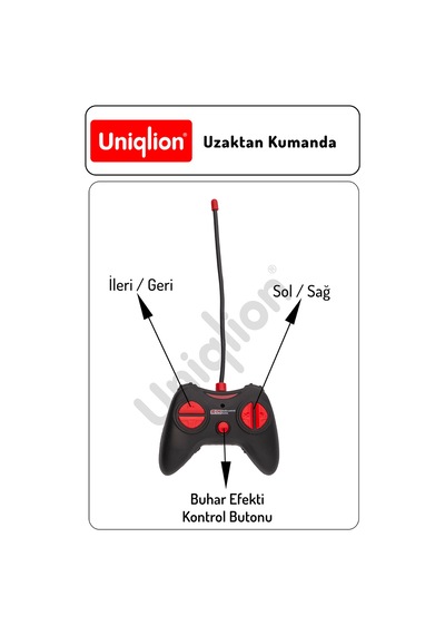 Buhar Efektli Işıklı Uzaktan Kumandalı Yarış Arabası