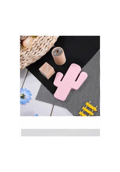 Pembe Kaktüs Askı Aparatı - Dolap Kulpu No Color No Color