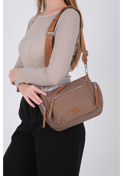Silver Polo Sp1229 Kadın Çapraz Çanta Saten Kahve-taba