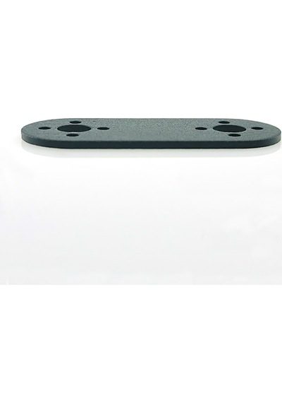 Servo Braket Düz 25mm X 63mm Motor Metal Montaj Parçası Mg995 Mg996r S3003 Td-8120mg