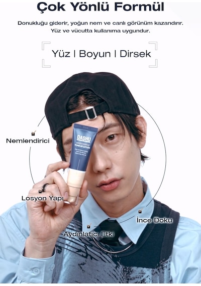 Dashu Mens Brightening Tone Up Aydınlatan Nemlendiren Ve Ton Eşitleyici Etki Sunan Losyon 50 ML