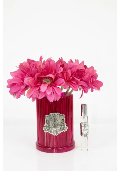 Renkli Vazo Silver Gerbera 8 Li Çiçek 75702576
