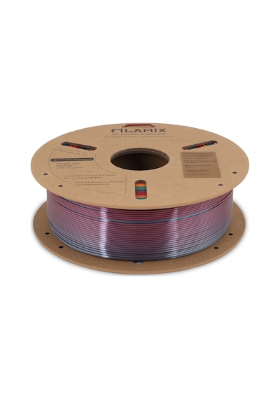 Filamix Pla Silk Gökkuşağı Rainbow Filament 1,75mm 1kg - Bisiparisver