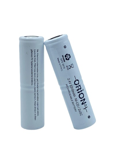 Orion 2200 mAh 2.4 V SC Ni-CD Şarj Edilebilir Pil