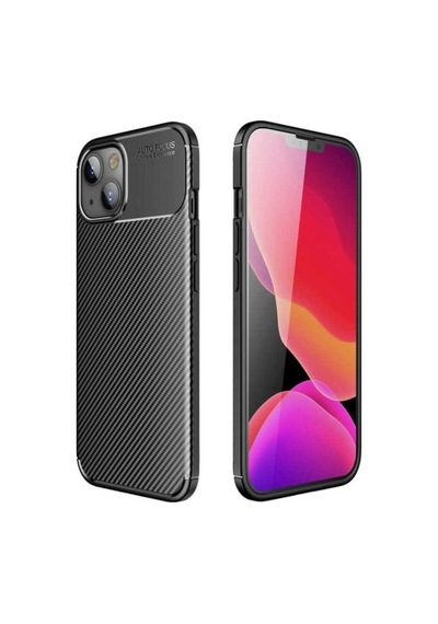 Apple Uyumlu iPhone 13 Kılıf Zore Negro Silikon Kapak Siyah