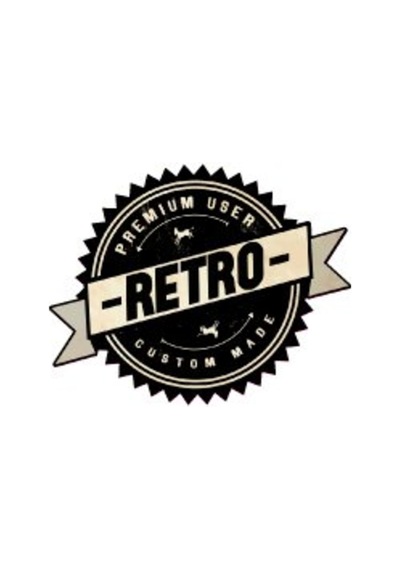 Bay Etiket Vtr8 Retro Yazili Etiket