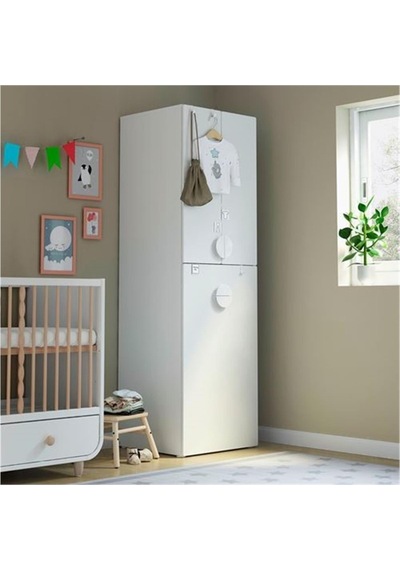 Myllra Beyaz Bebek Karyolası 60x120 Beyaz