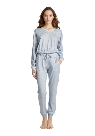 Blackspade Kadın Pijama Üstü 60335 - Mavi