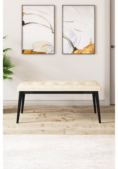 Canisa Concept Zen Serisi 80x132 Mdf Açılabilir Siyah Mermer Desen Masa Takımı 4 Krem Sandalye Ve 1 Bench Masa Siyah Mermer Sandalye Ve Bench Krem Canisa Concept Zen Serisi 80x132 Mdf Açılabilir Siyah Mermer Desen Masa Takımı 4 Krem Sandalye Ve 1 Bench Masa Siyah Mermer Sandalye Ve Bench Krem