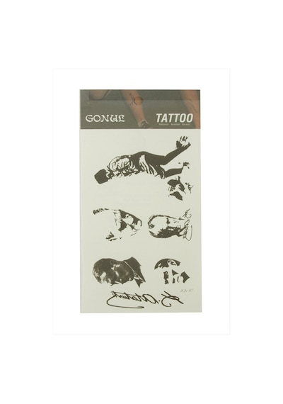 Atatürk - 324 - Temalı Tattoo Dövme - Csmo-tex - Sticker Beyaz