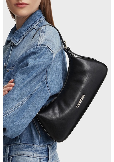 Love Moschino Logolu Ayarlanabilir Omuz Askılı Çanta Bayan Çanta Jc4390pp1pko0000 Siyah