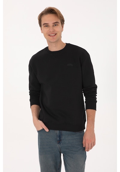 U.s. Polo Assn. Erkek Siyah Sweatshirt 50313757-vr046 Sıyah