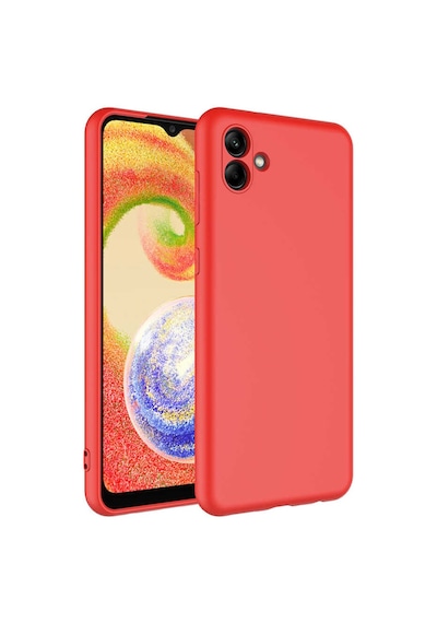 Zore Galaxy Uyumlu A04 Kılıf Mara Lansman Kapak - Kırmızı Kirmizi