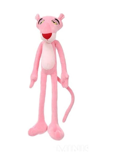 Pembe Panter Peluş Oyuncak 45cm Renkli