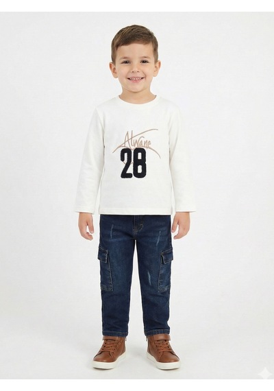 Xo Kids Erkek Çocuk 3lü Alt Üst Takım 2-5 Yaş 12202 Kahverengi