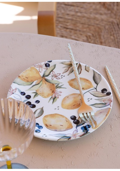 The Mia Limoncello Pasta Tabağı 6lı Set 19 Cm Lmn012 Renkli
