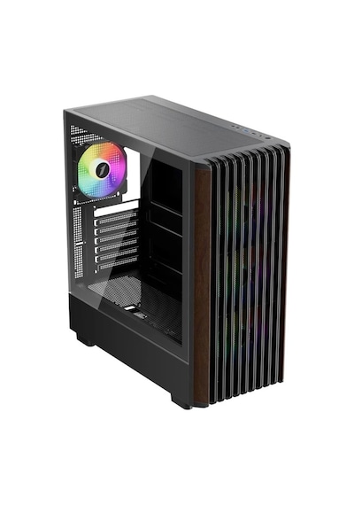 1st Player Wd5 Siyah 750w 80+ Sılver Atx 3.1 Argb 4x12cm Fan Temperli Cam Usb 3.0 Atx Kasa
