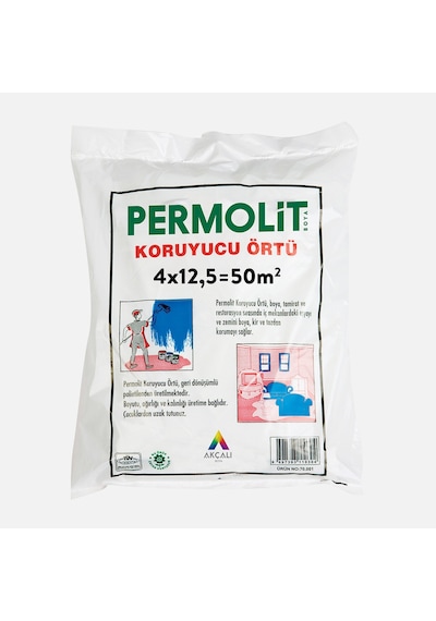 Permolit Koruyucu Örtü 4x12,5 50m² 7'li Avantaj Paketi Mıchu