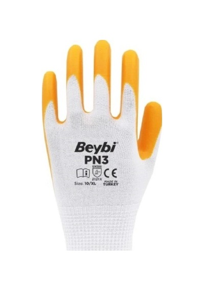 Beybi Pn3 Polyester Nitril İş Eldiveni 3 Çift