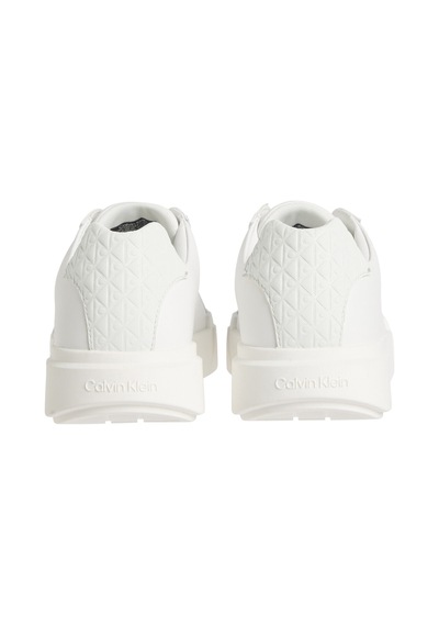 Calvin Klein Jeans Kadın Chunky Cupsole Laceup Lth Bt Aop Wn Ayakkabı Yw0yw020360k7 Beyaz