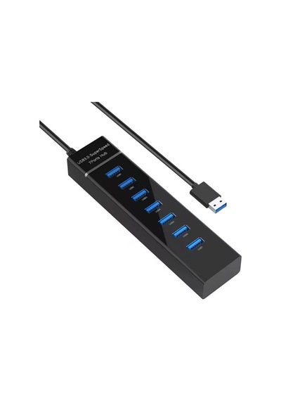 7 Port Usb 3.0 Hub Çoklayıcı - 5gbps Yüksek Hız - Tak Çalıştır Tasarım - Laptop Ve Pc Uyumlu Renk