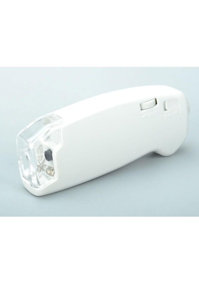 Kelebek Mini Mikroskop, 100x Büyütme, Led Işıklı, Odak Ayarlı, Tekstil Mikroskobu