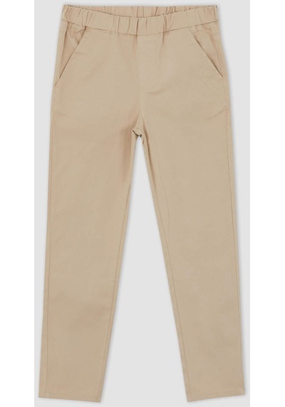 Defacto T8850a6-fw Erkek Çocuk Gabardin Pantolon T8850A6-R6164 Bej