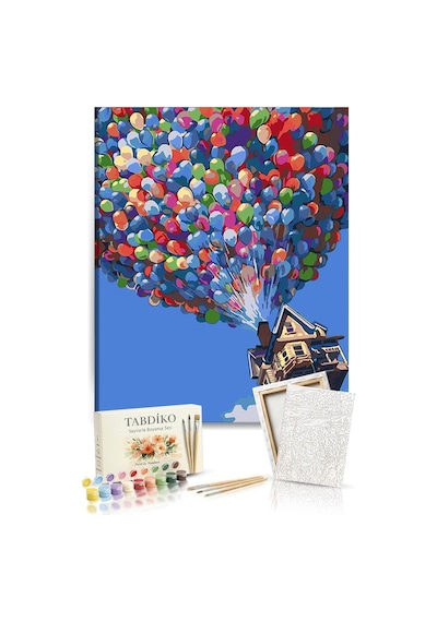 Sayılarla Boyama Seti 40 X 50 Cm Tuval Şasesine Gerili Yukarı Bak