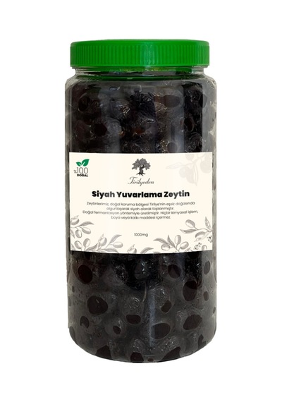 Tirilye Siyah Yuvarlama Zeytin 1 Kg