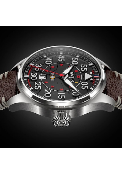 Avı-8 Hawker Hurricane Clowes Av-4097-01 Otomatik Erkek Kol Saati Altın