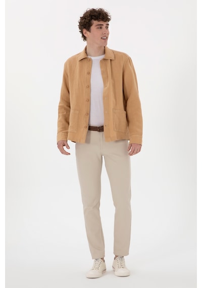 U.s. Polo Assn. Erkek Camel Gömlek Desenli 50299590-vr015 Camel