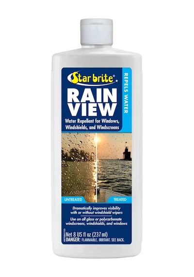 Starbrite - Rain View Marin Cam Yağmur Kaydırıcı 237 Ml : Yağmurlu Ve Fırtınalı Havalarda Sınırsız Görüş Netliği, Su Damlalarına Yol Verin