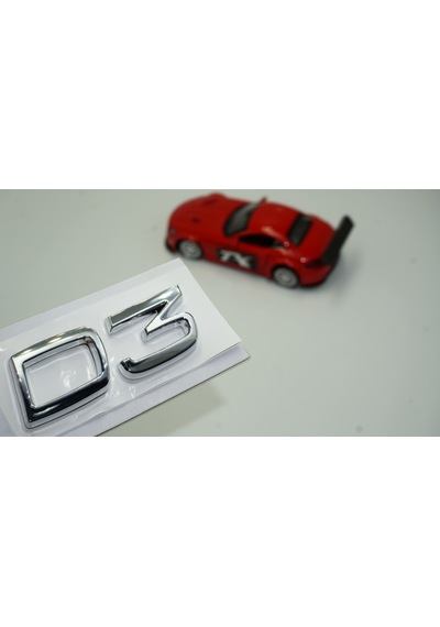 Volvo D3 V40 V50 V60 V90 C30 S40 S60 Xc40 Xc60 3m Krom Bagaj Yazı