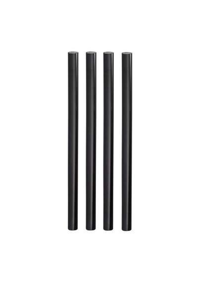 4 Adet Sıcak Silikon Tabancası İçin Mum Silikon 11x300mm - Siyah