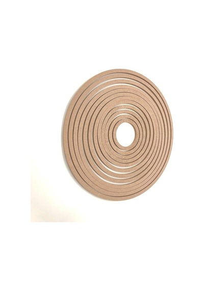 12'li Ham Mdf, 8mm Kalınlık, 30 Cm Kasnak, Boyanabilir Vidasız Kasnak, Makrome Halkası, Düş Kapanı