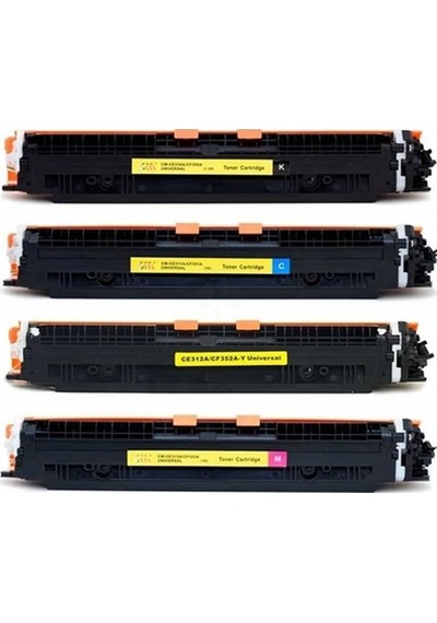 İnkwell 126A Ce310A-11A-12A-13A Komple Set (Cmyk) Uyumlu Toner