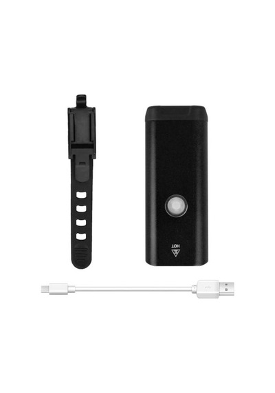 Forte Gt 250 Lüme Mini Bisiklet Ön Farı Xbyc 6124 Usb Şarjlı Siyah