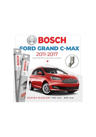 Ford Grand C-Max Muz Silecek Takımı 2011-2017 Bosch Aeroeco N11.5001