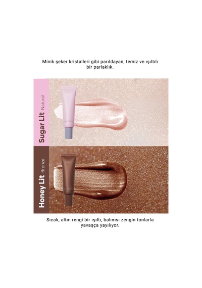 Glow Serum Body Highlighter Honey Lit - Işıltılı Vücut Ve Yüz Aydınlatıcısı 793b28