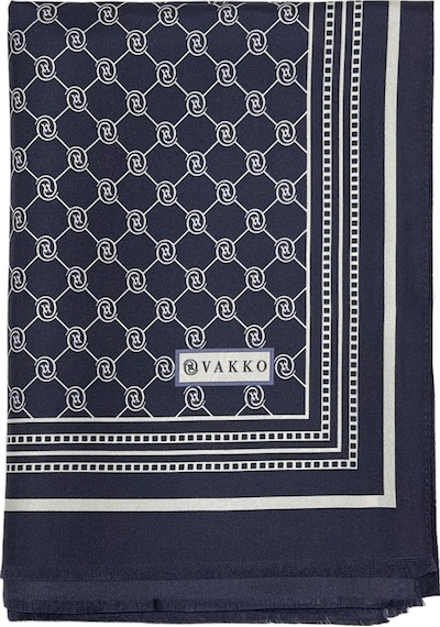 Vakko Twill İpek Şal - Özel Seri - Açık Lacivert Lacivert 4002