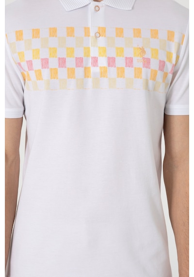 U.S. Polo Assn. Erkek Regular Fit Polo Yaka Turuncu Tişört 50300386-VR202