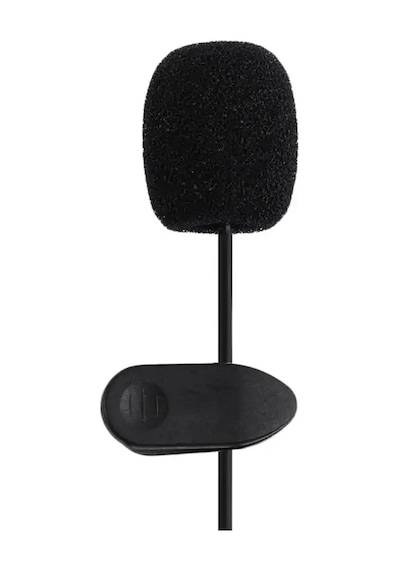 3.5mm Mini Yaka Mikrofonu Metal Klip Yaka Mikrofonu Cep Telefonu Pc Dizüstü